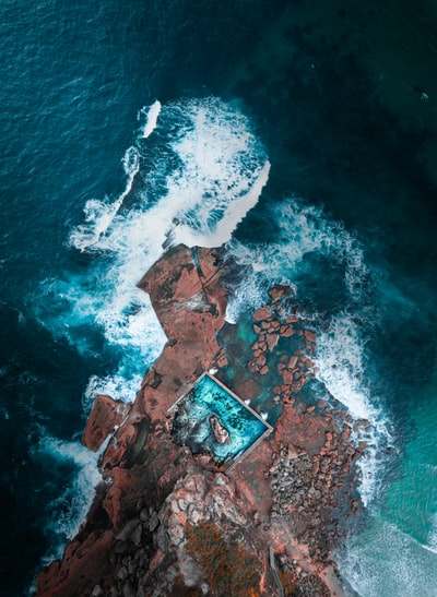 近海海岛航空摄影